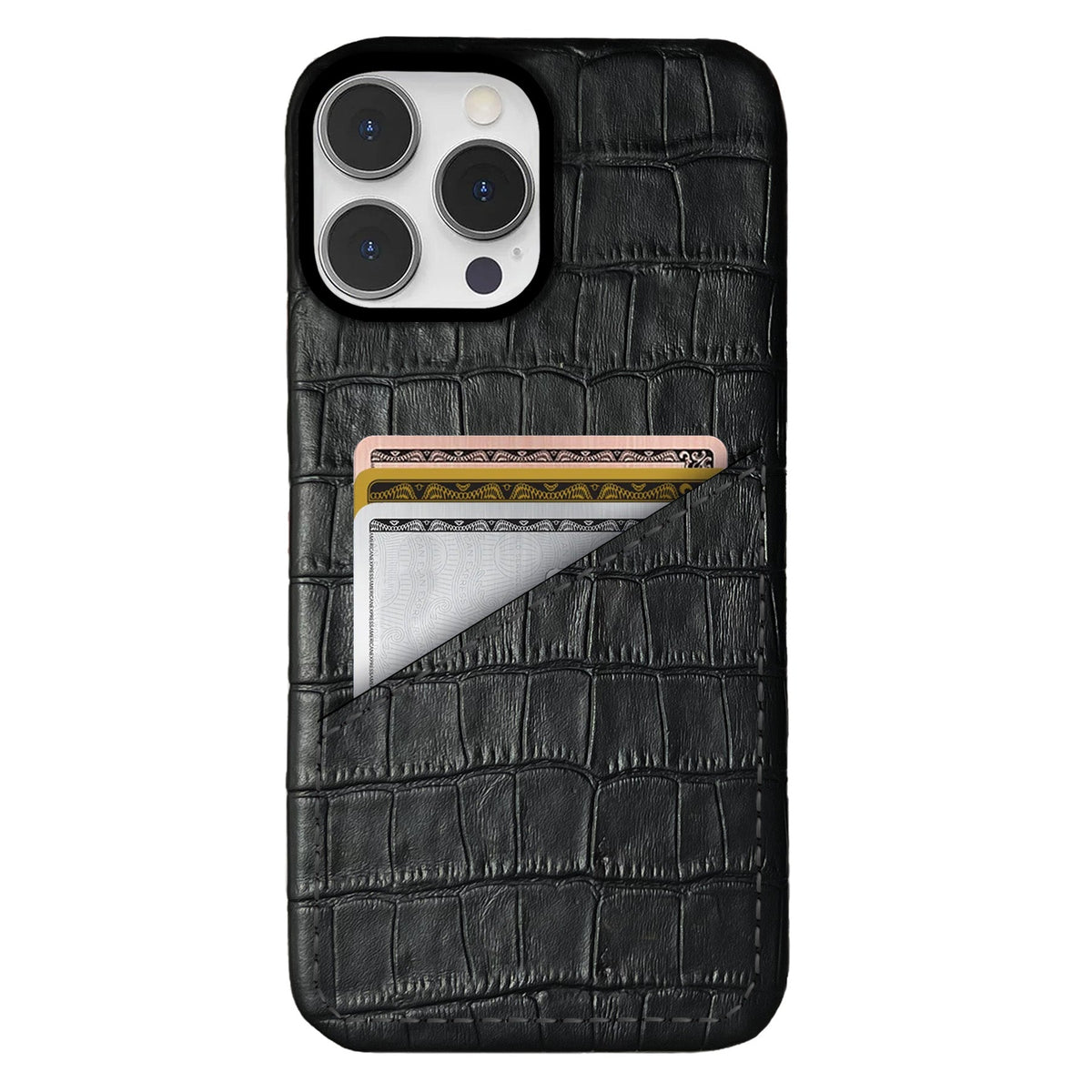 iPhone 13 Pro Max Leather Case — Vega Cardholder