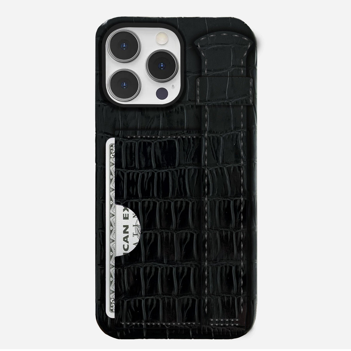 iPhone 13 Pro Max Leather Case — Vega Handle Cardholder