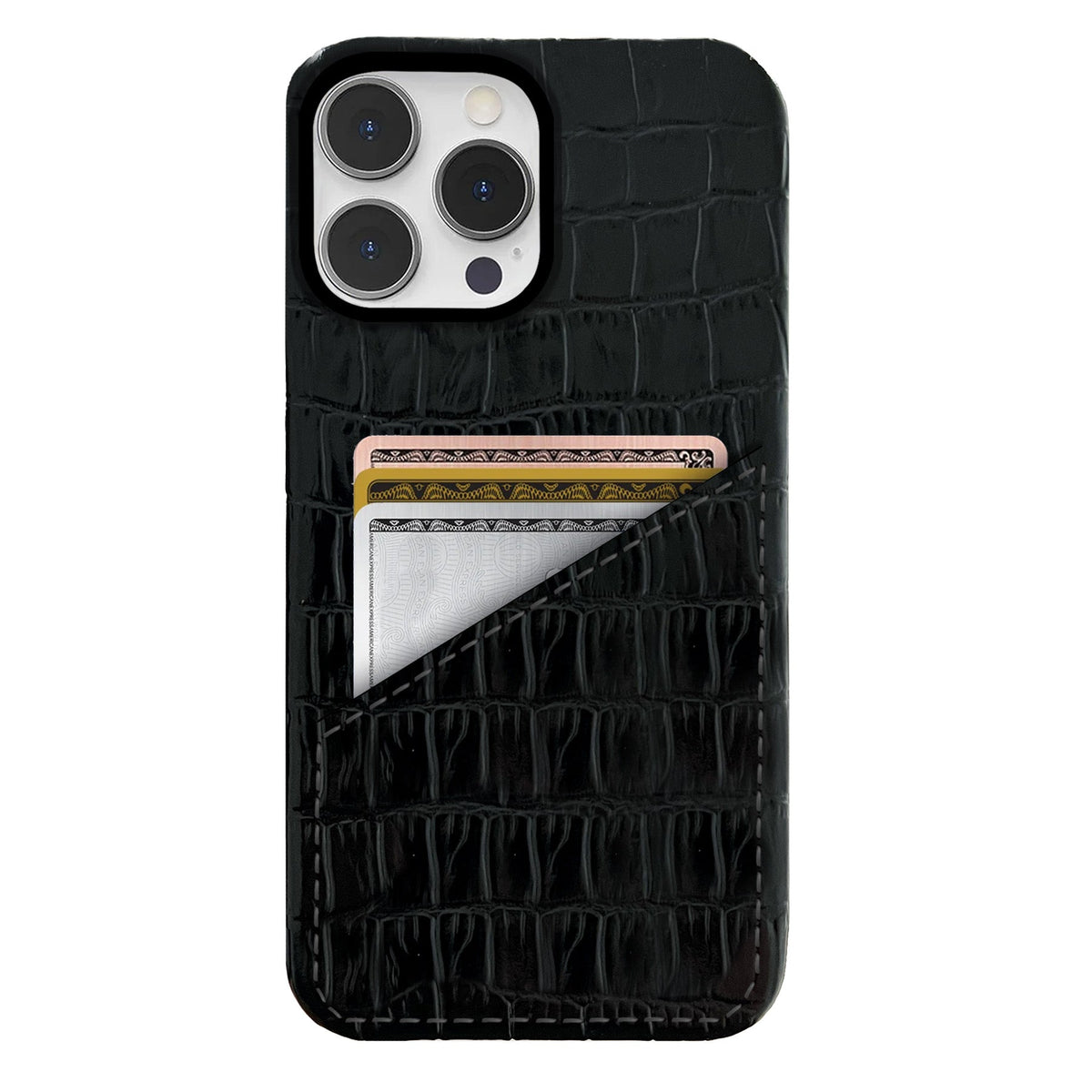 iPhone 13 Pro Max Leather Case — Vega Cardholder