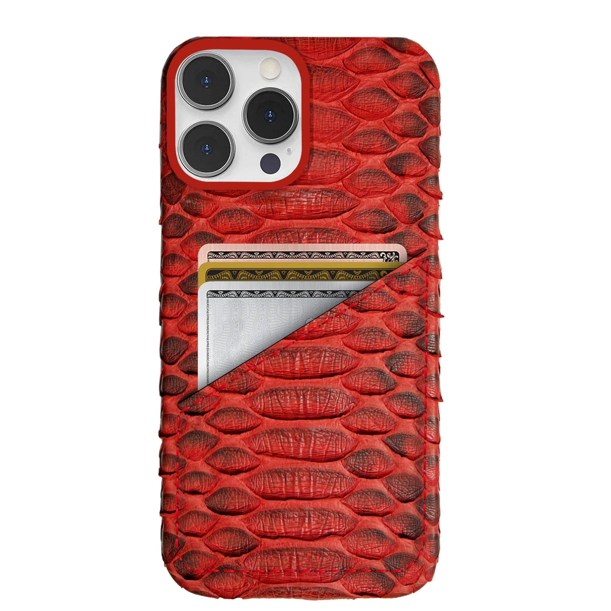 iPhone 13 Pro Max Leather Case — Piton Cardholder