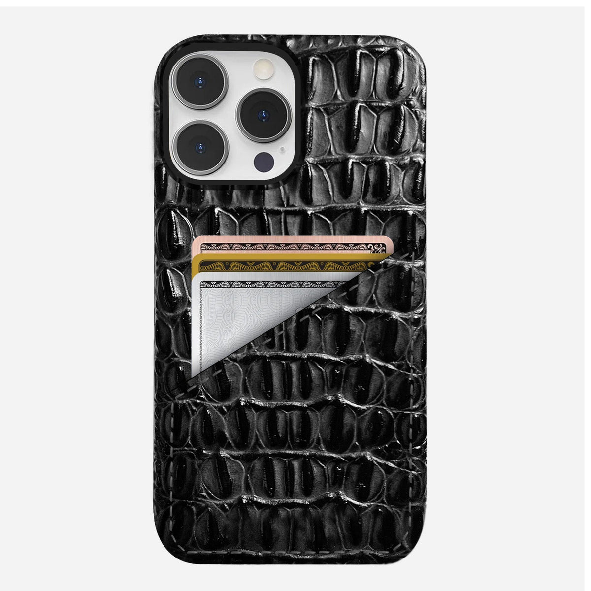 iPhone 16 Pro Max Leather Case — Titan Cardholder