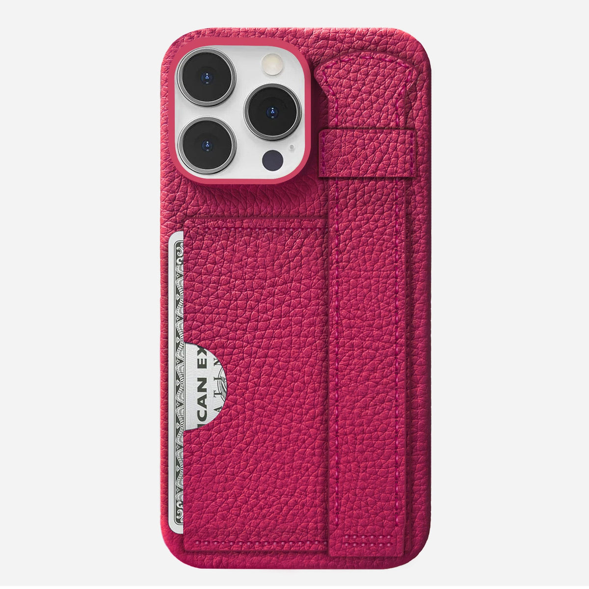 iPhone 13 Pro Leather Case — Ashe Handle Cardholder