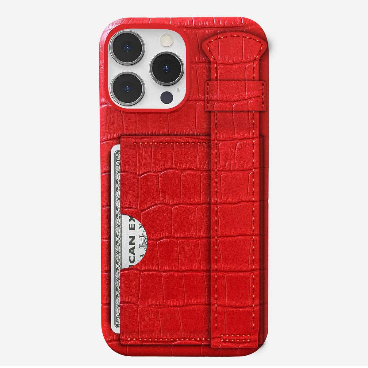 iPhone 16 Pro Max Leather Case — Vega Handle Cardholder