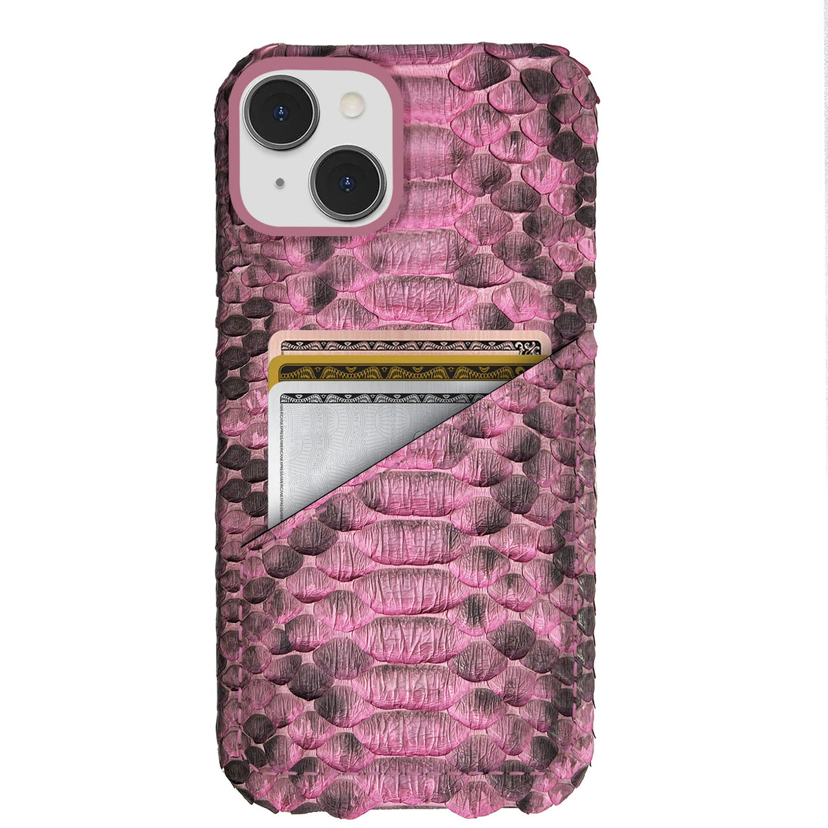 iPhone 14 Plus Leather Case — Piton Cardholder