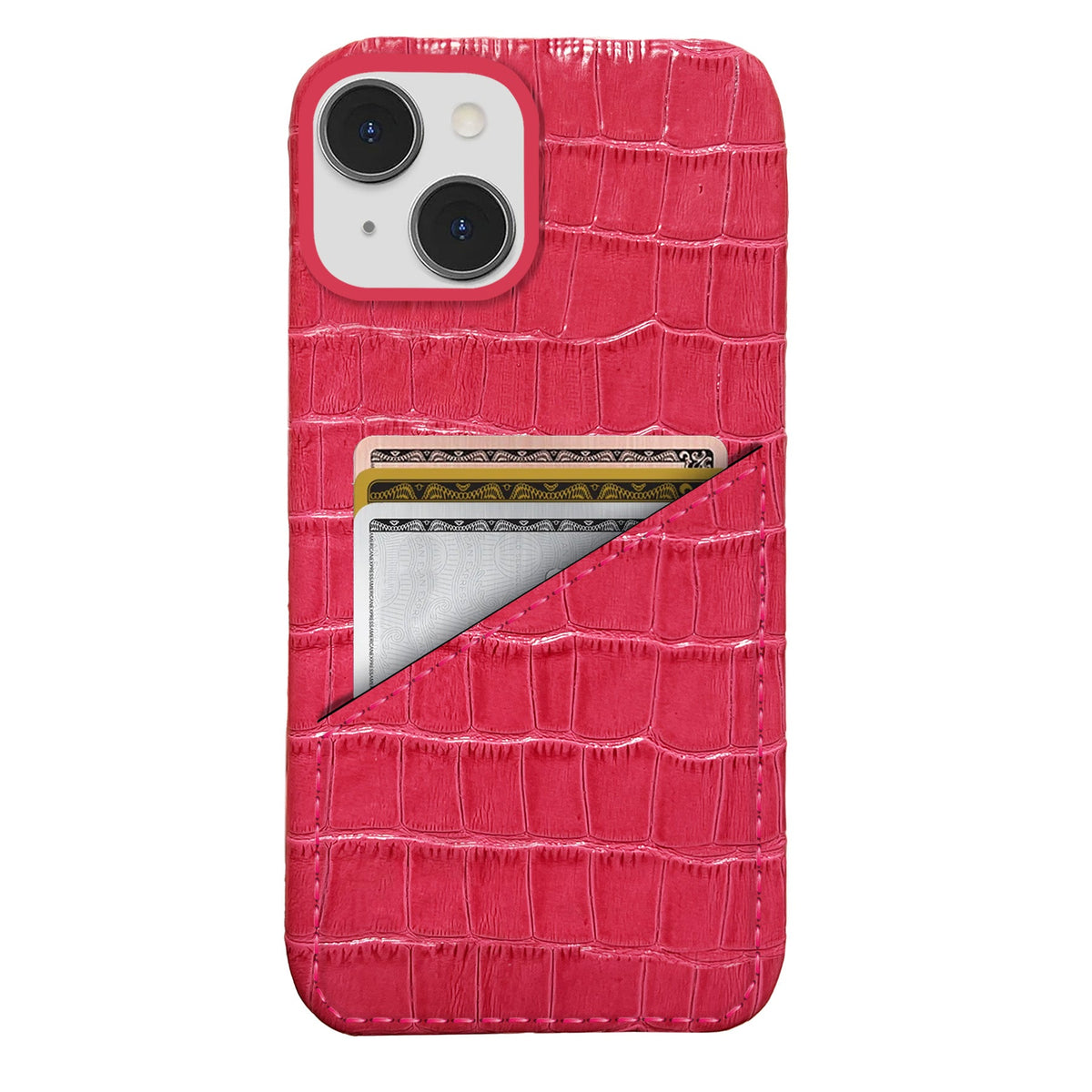 iPhone 14 Plus Leather Case — Vega Cardholder
