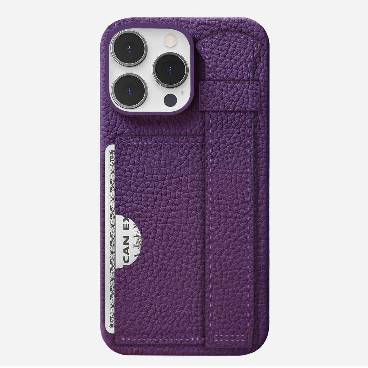 iPhone 13 Pro Leather Case — Ashe Handle Cardholder