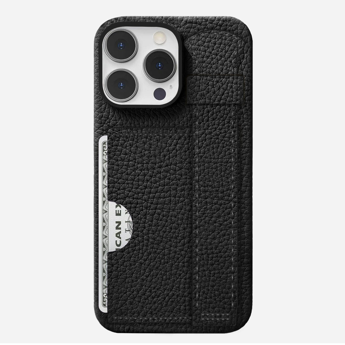 iPhone 13 Pro Leather Case — Ashe Handle Cardholder