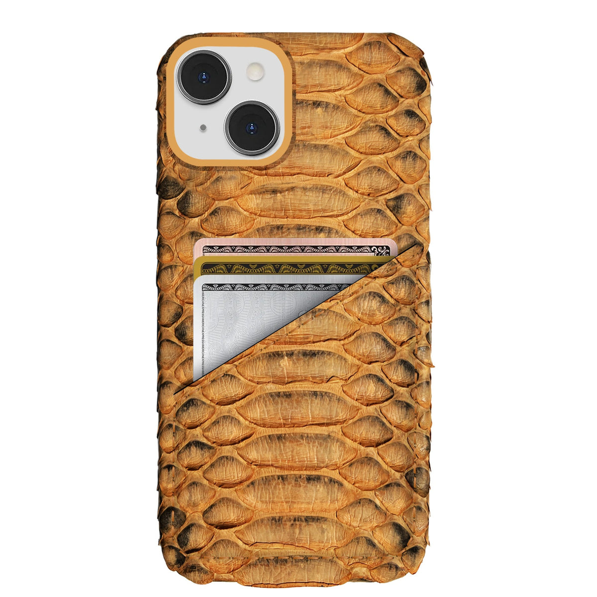 iPhone 14 Plus Leather Case — Piton Cardholder