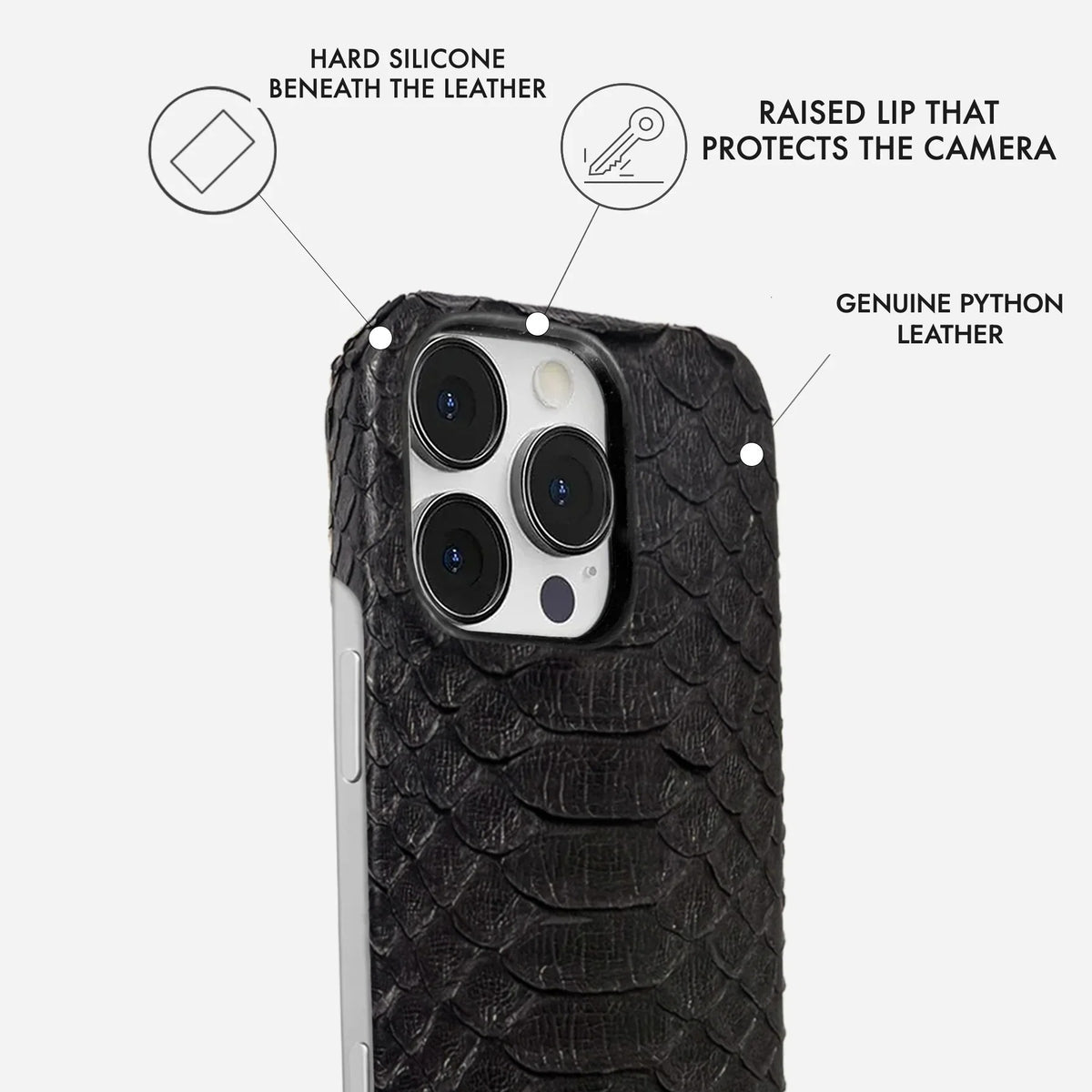 iPhone 16 Pro Max Python Leather Case — Python