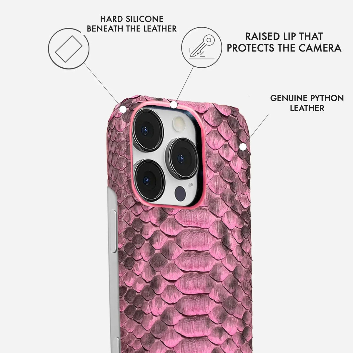 iPhone 16 Pro Max Python Leather Case — Python