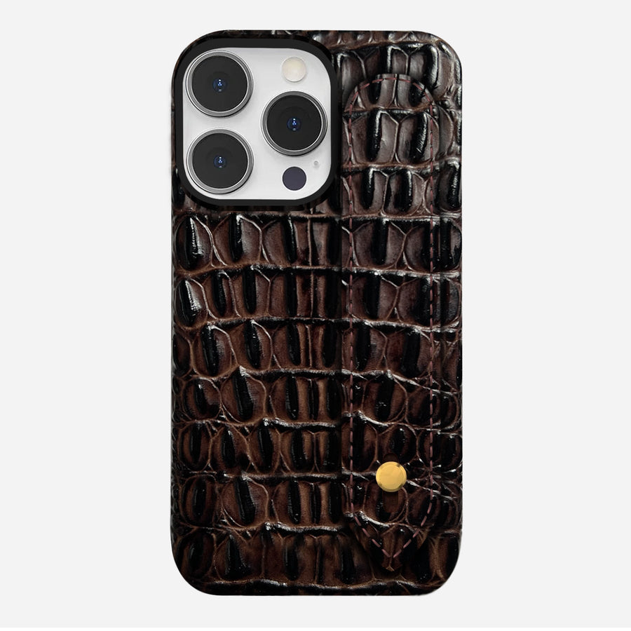 iPhone 15 Pro Leather Case — Titan Handle