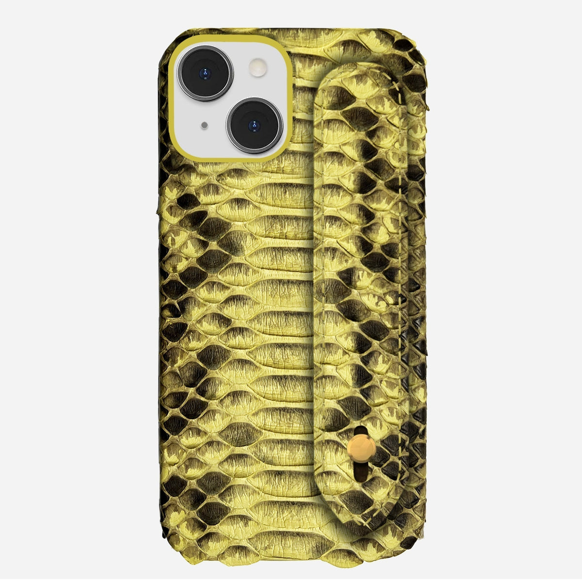 iPhone 15 Plus Leather Case — Piton Handle