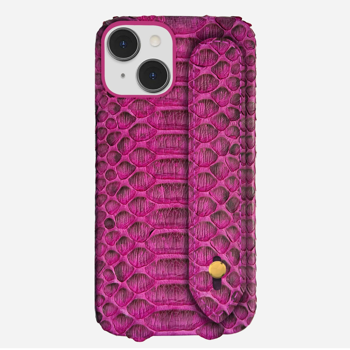 iPhone 14 Plus Leather Case — Piton Handle