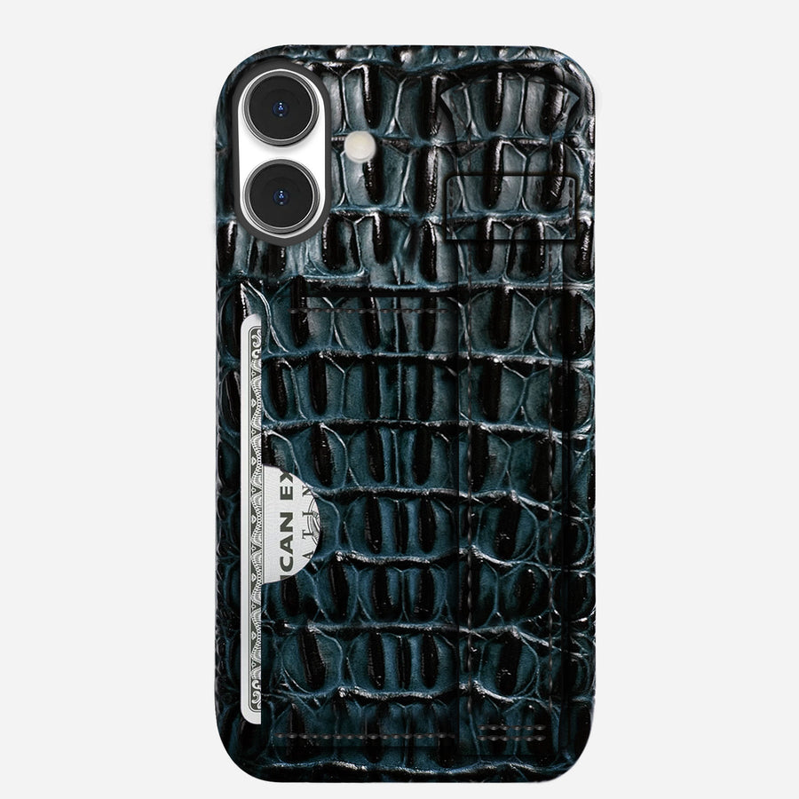 iPhone 16 Leather Case — Titan Handle Cardholder