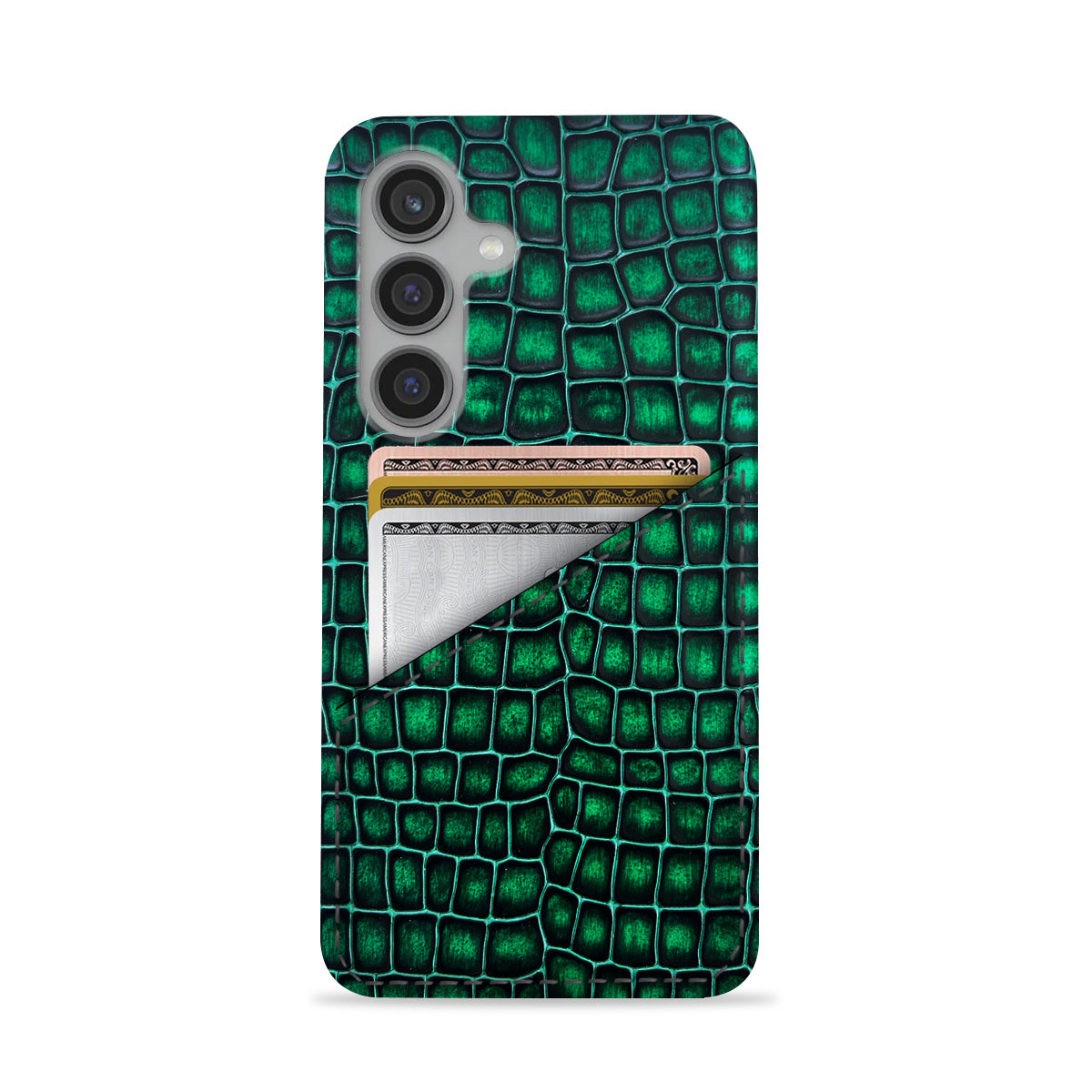 Galaxy S25 Plus Leather Case — Lusso Cardholder