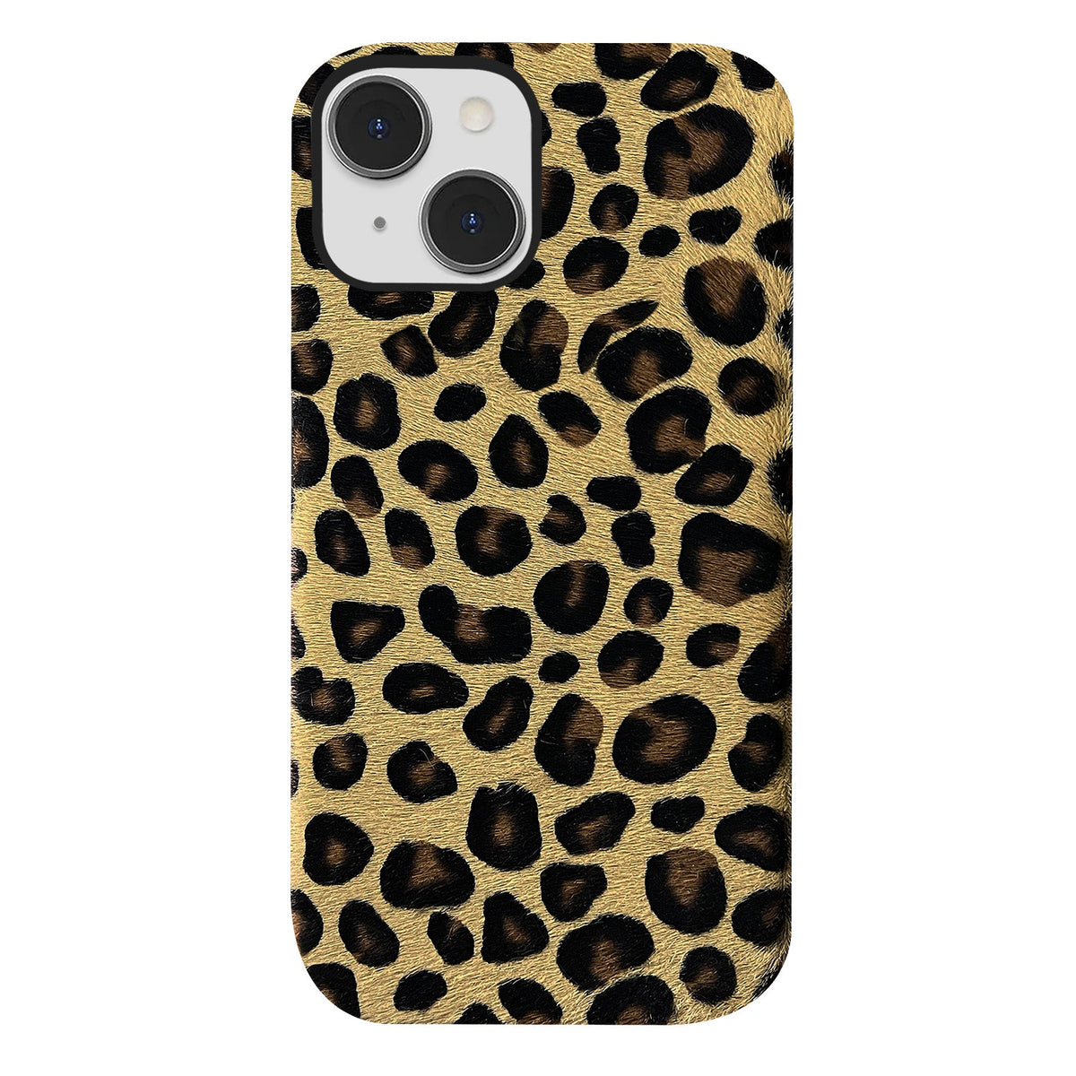 iPhone 14 Leather Case — Leopard