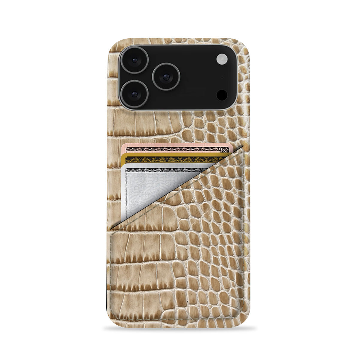 iPhone 17 Pro Leather Case — Neo Cardholder