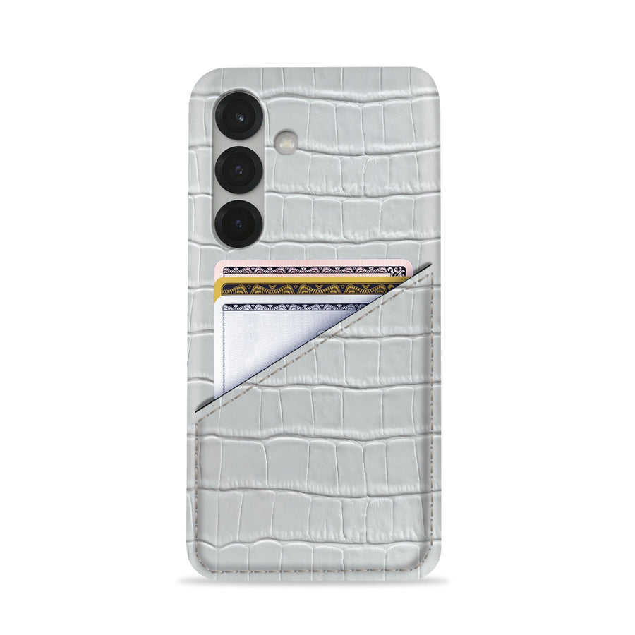 Galaxy S25 Leather Case — Vega Cardholder