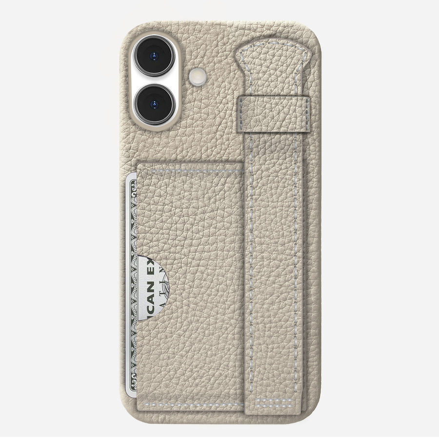 iPhone 16 Leather Case — Ashe Handle Cardholder