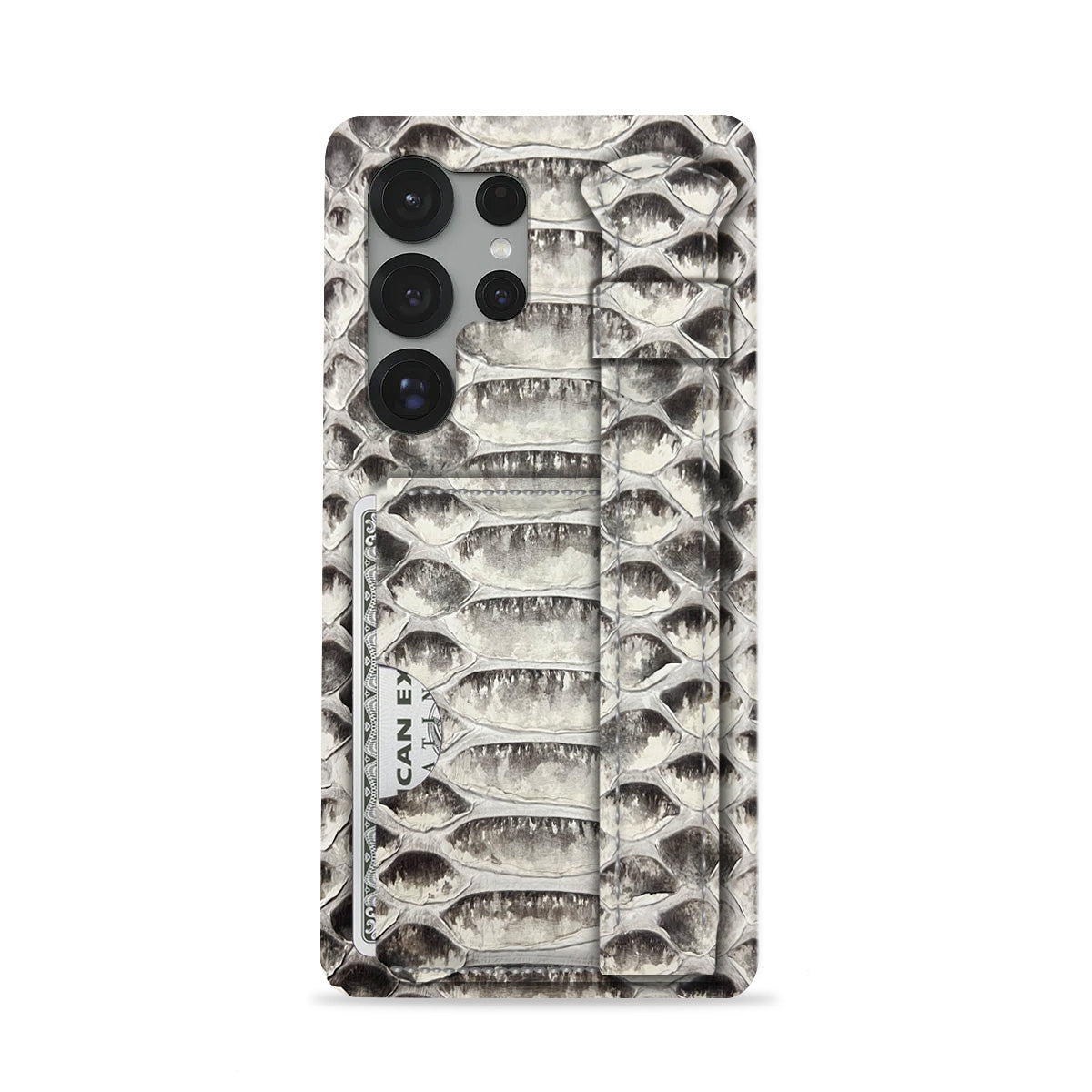 Galaxy S25 Ultra Leather Case — Piton Handle Cardholder