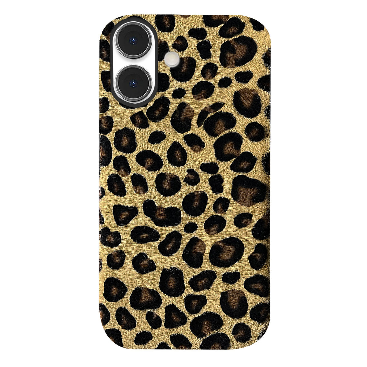 iPhone 16 Leather Case — Leopard