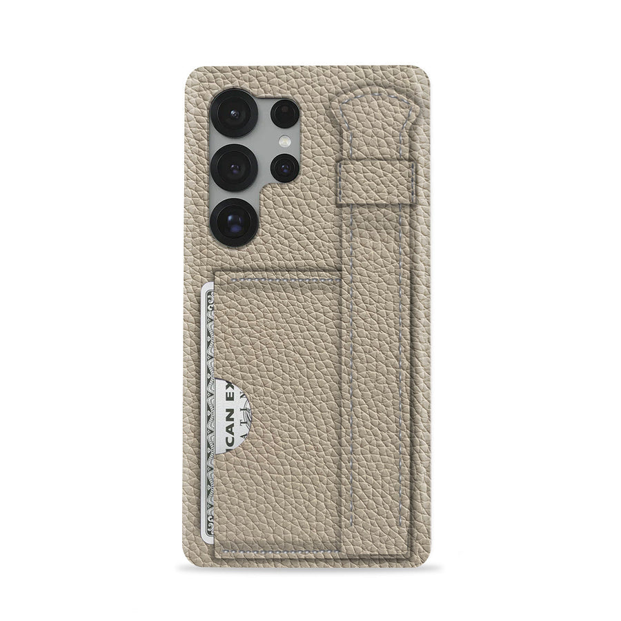Galaxy S26 Ultra Leather Case — Ashe Handle Cardholder