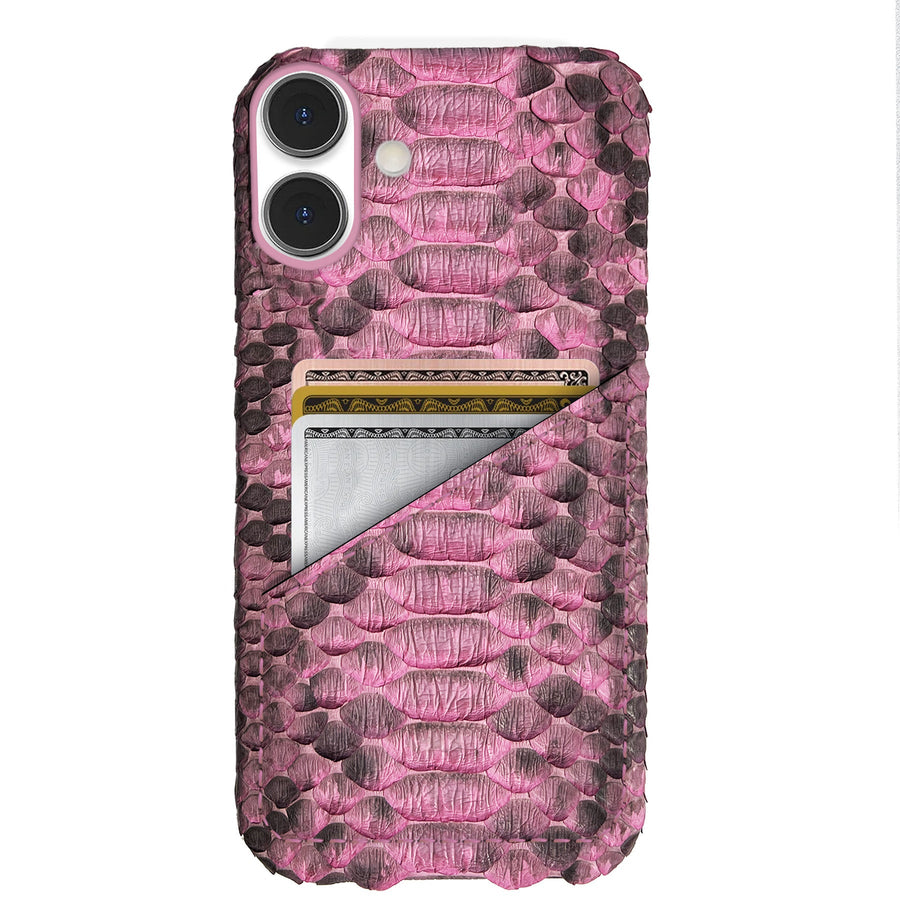 iPhone 16 Plus Leather Case — Piton Cardholder