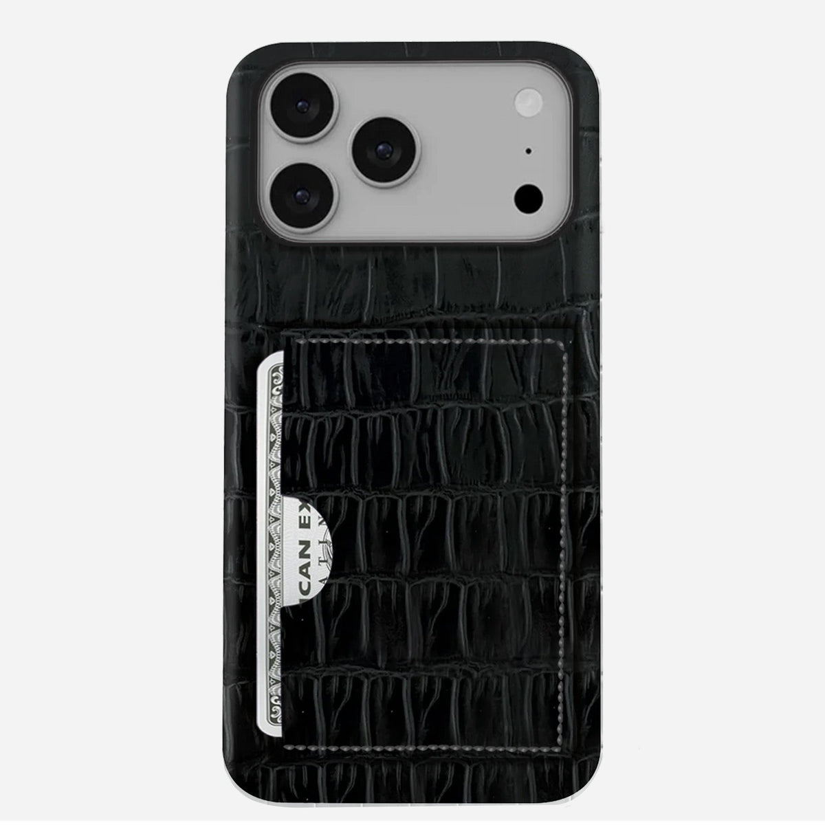 iPhone 17 Pro Leather Case — Vega Cardholder