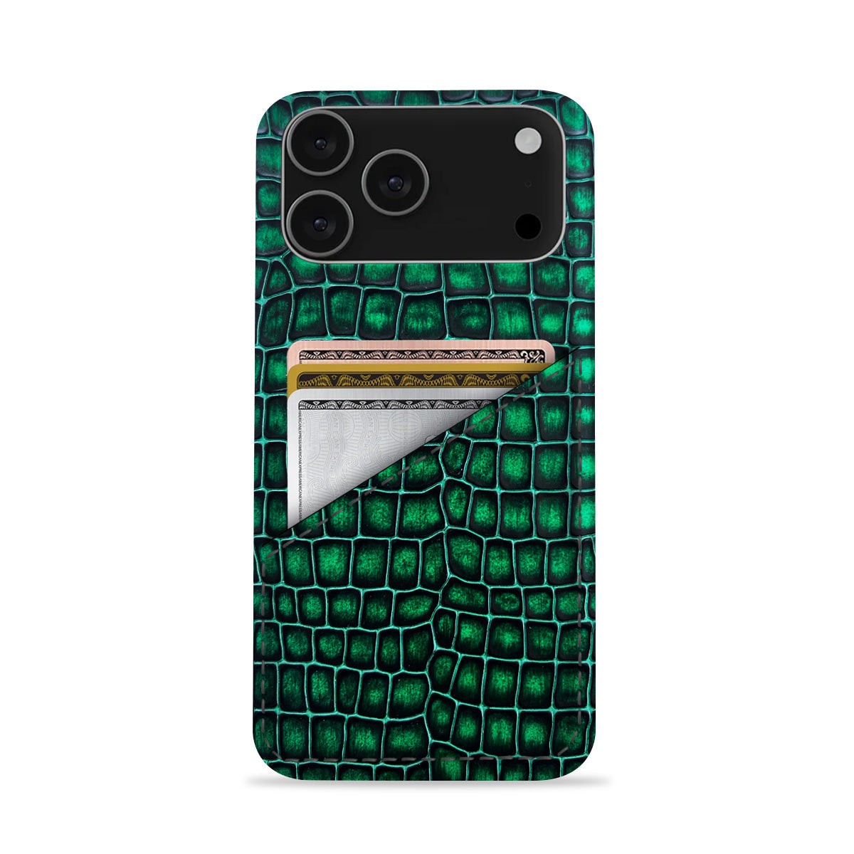 iPhone 17 Pro Leather Case — Lusso Cardholder