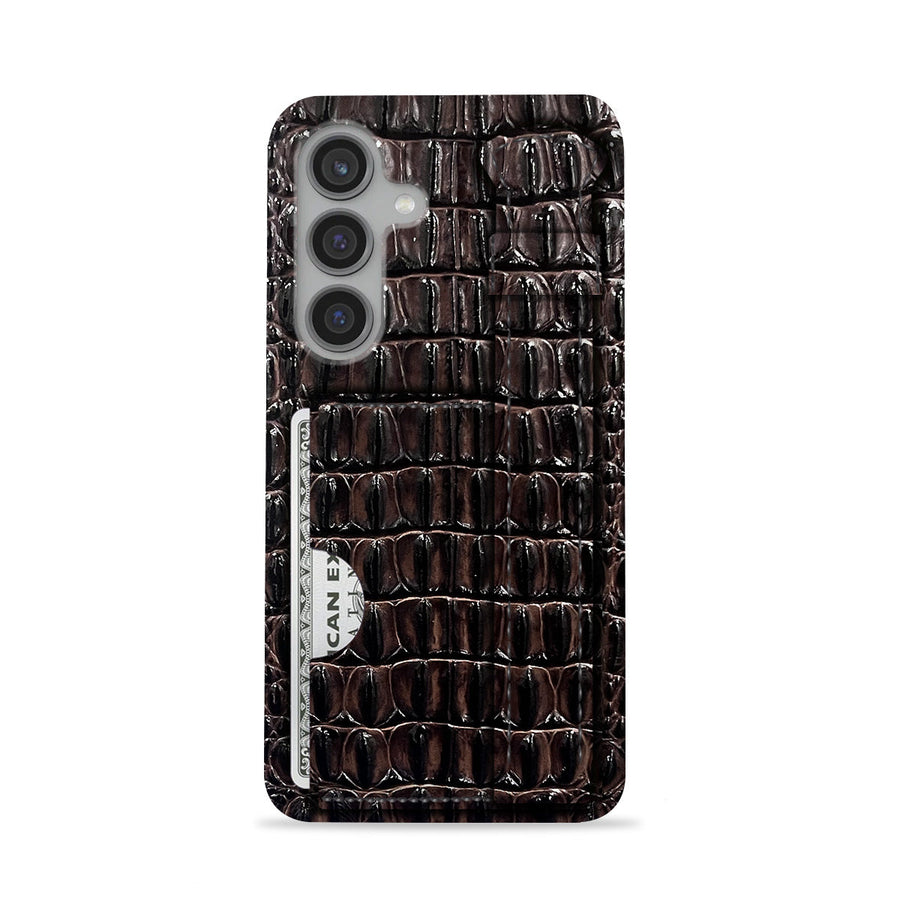 Galaxy S24 Plus Leather Case — Titan Handle Cardholder
