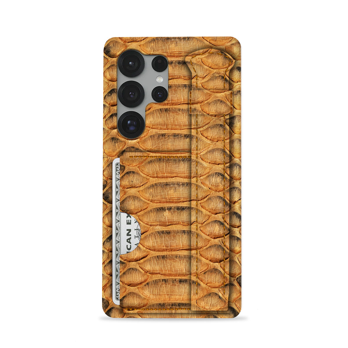 Galaxy S25 Ultra Leather Case — Piton Handle Cardholder