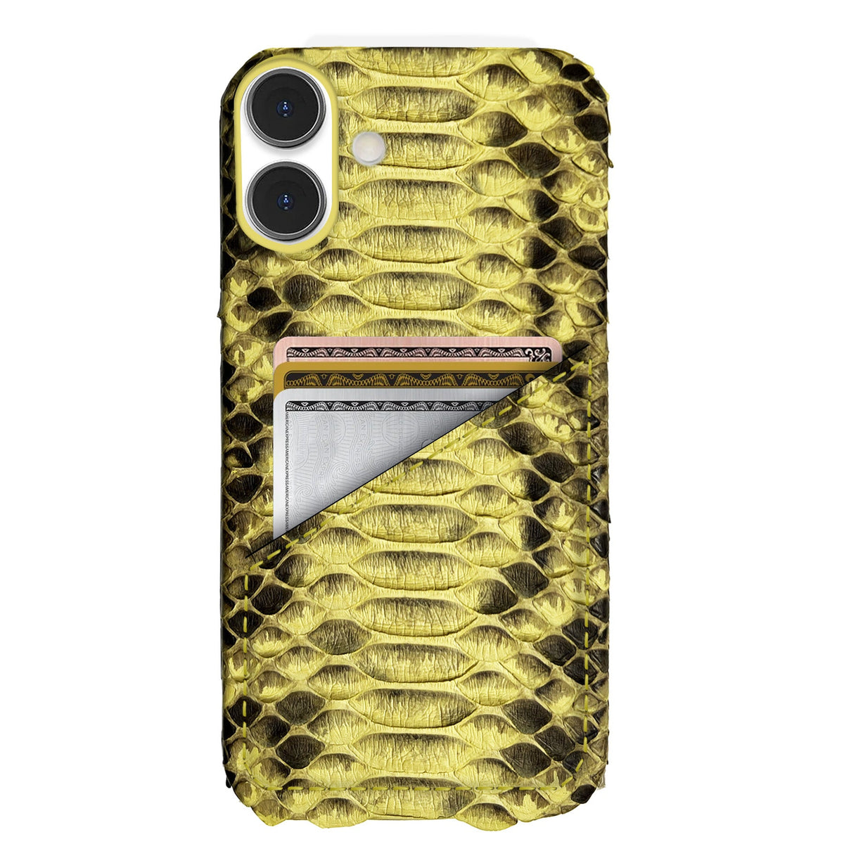 iPhone 16 Plus Leather Case — Piton Cardholder