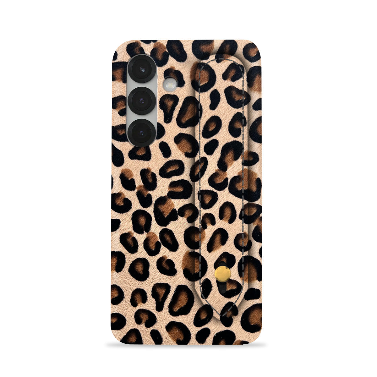 Galaxy S26 Leather Case — Leopard Handle