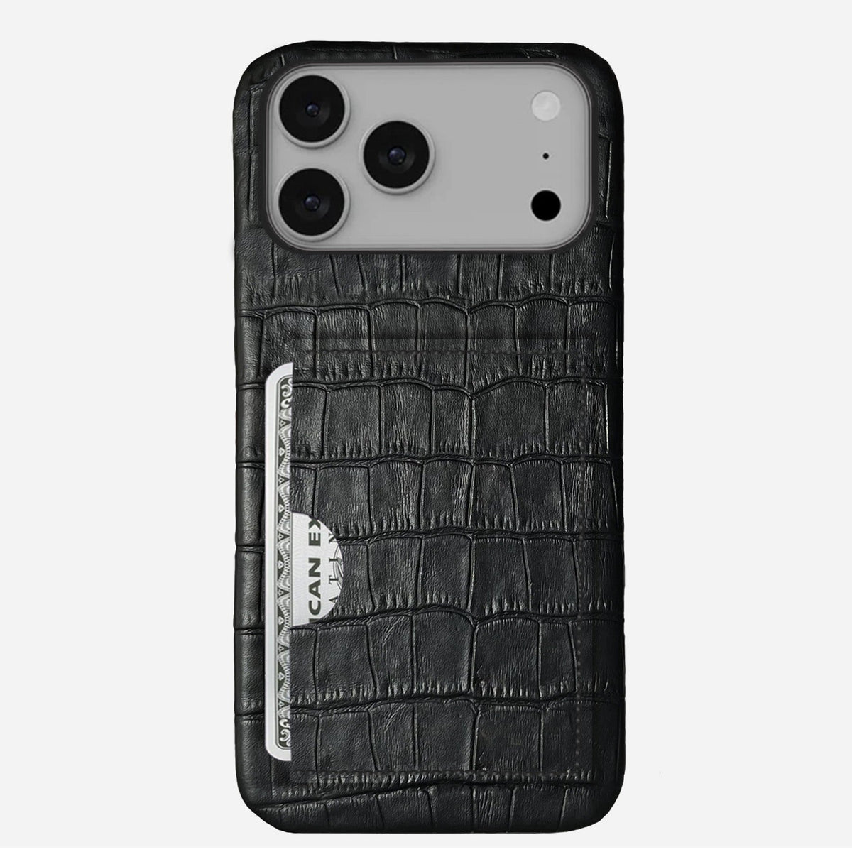 iPhone 17 Pro Leather Case — Vega Cardholder
