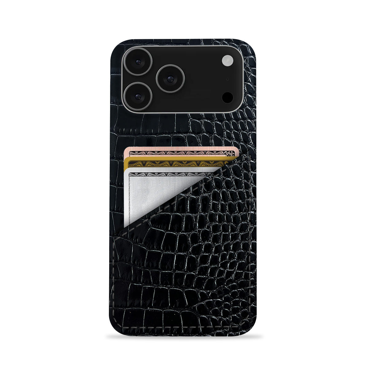 iPhone 17 Pro Leather Case — Neo Cardholder