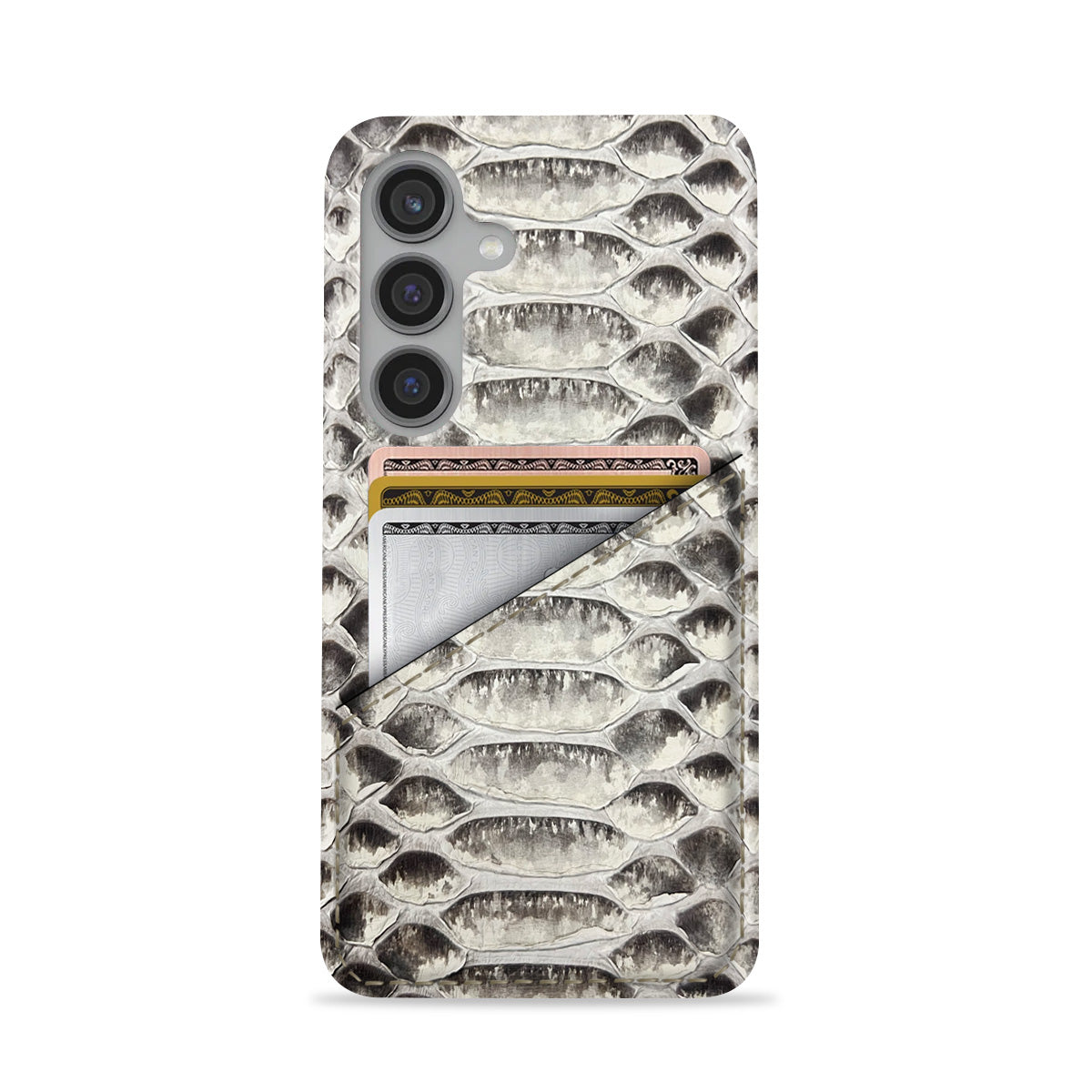 Galaxy S25 FE Leather Case — Piton Cardholder