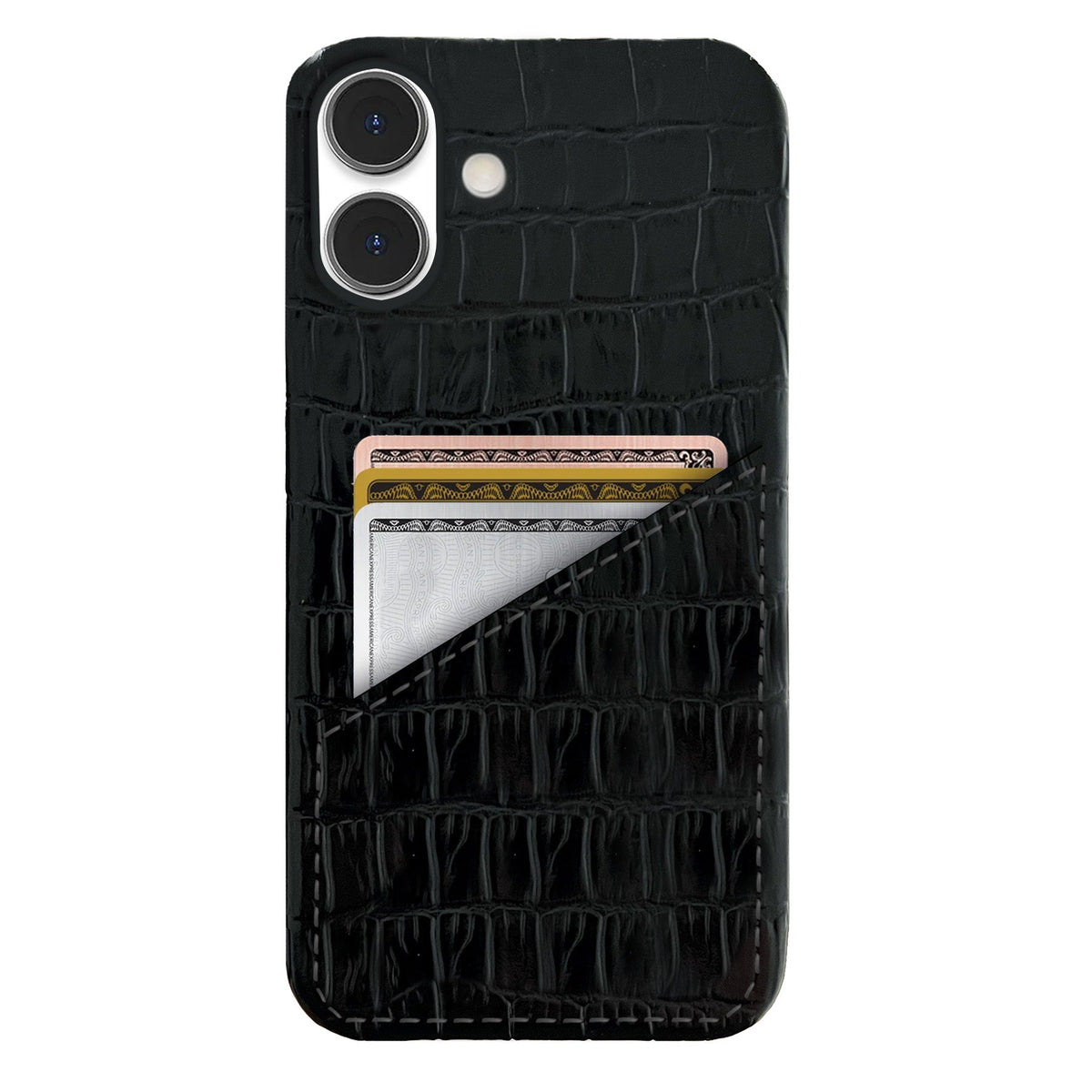 iPhone 16 Plus Leather Case — Vega Cardholder