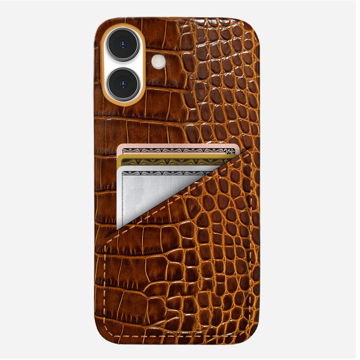 iPhone 16 Leather Case — Neo Cardholder
