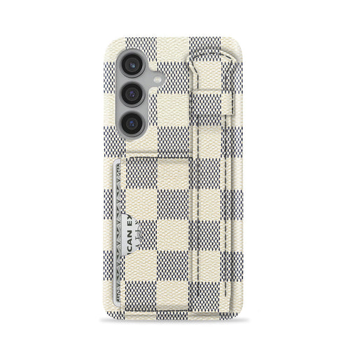 galaxy-s24-dama-handle-cardholder-case White / Navy
