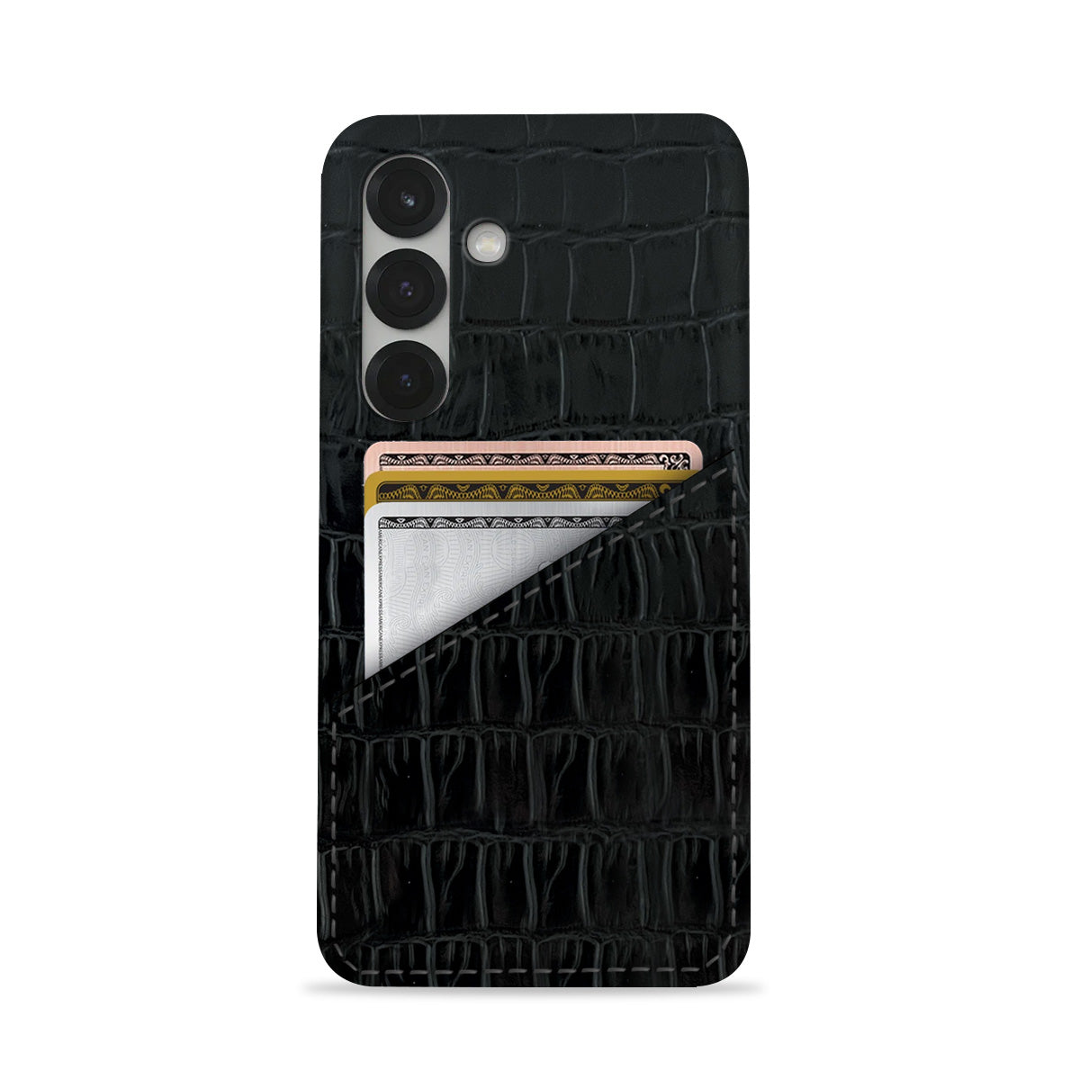 Galaxy S25 Plus Leather Case — Vega Cardholder
