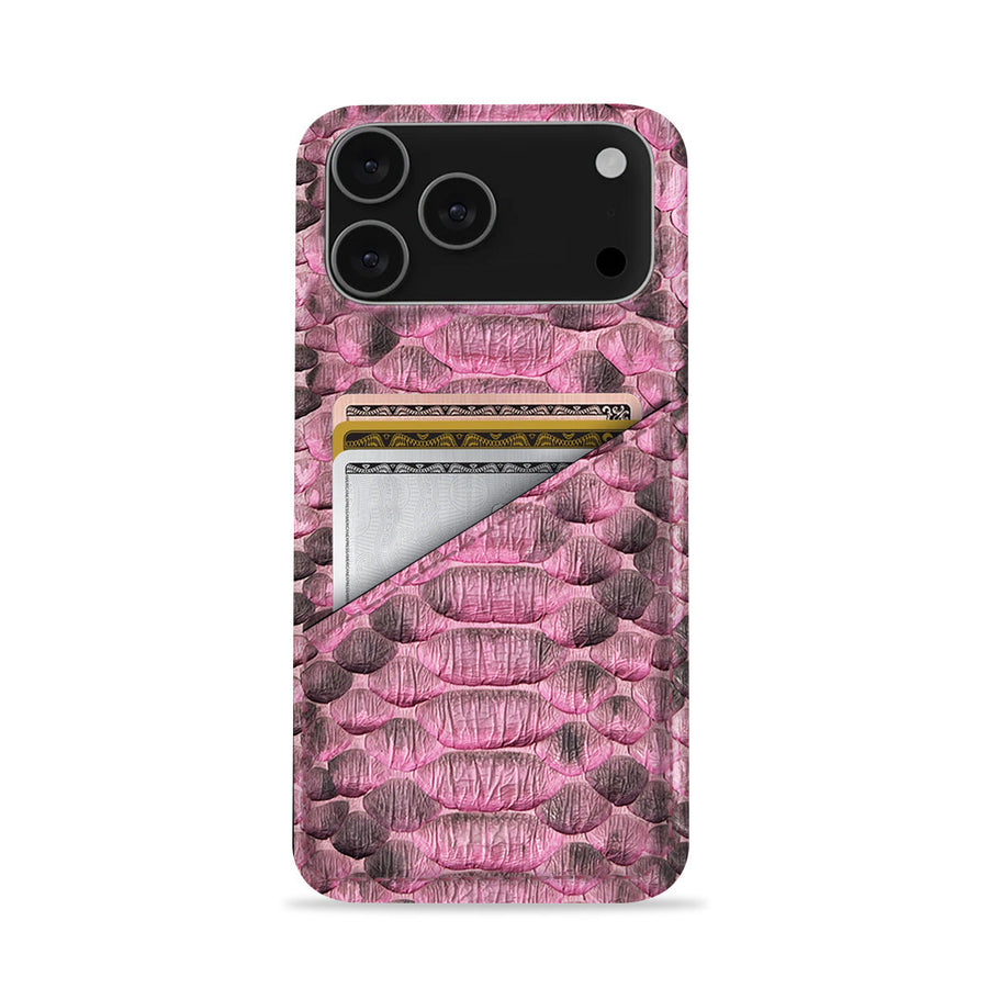 iPhone 17 Pro Leather Case — Piton Cardholder