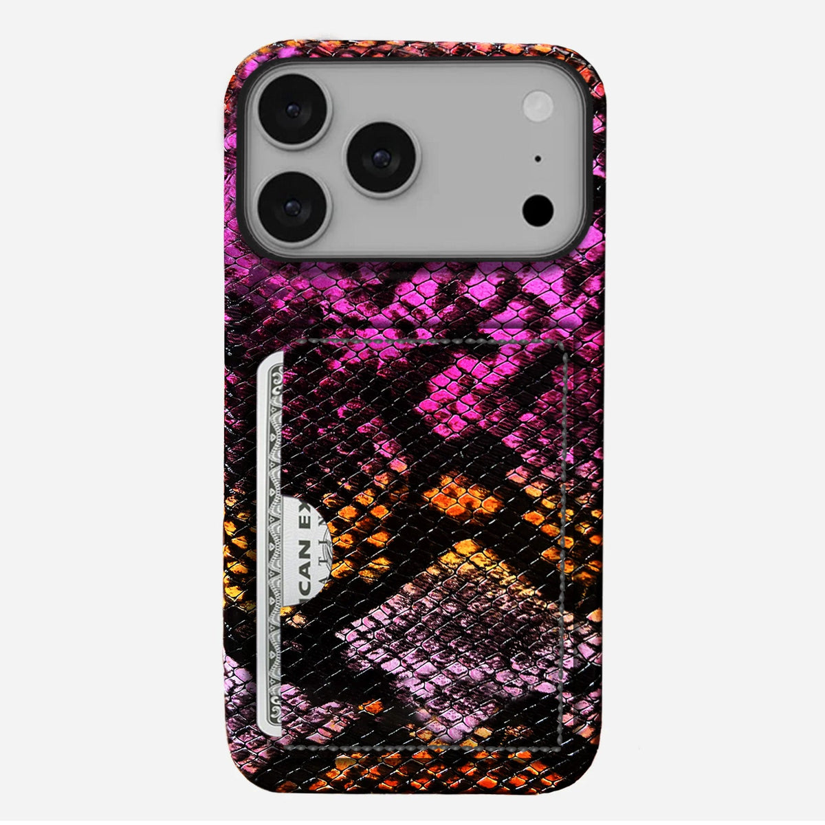 iPhone 17 Pro Max Leather Case — Elise Cardholder