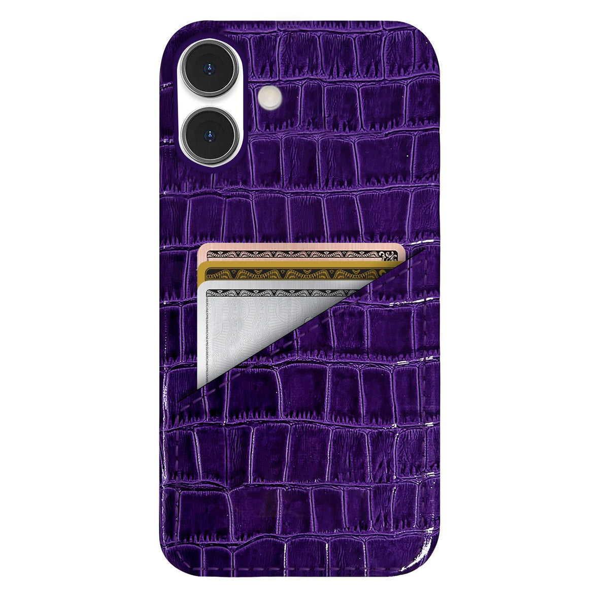 iPhone 16 Plus Leather Case — Vega Cardholder