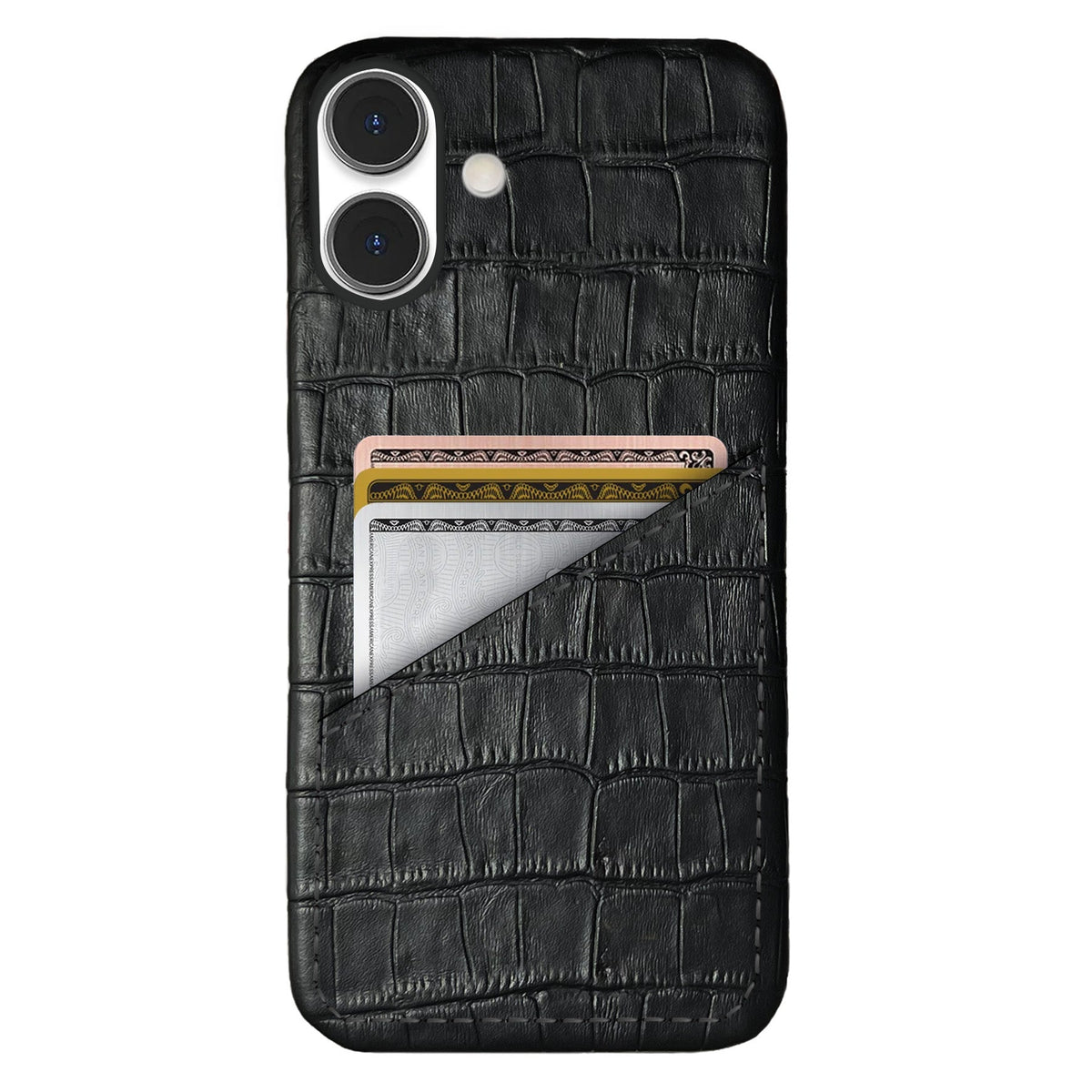iPhone 16 Plus Leather Case — Vega Cardholder
