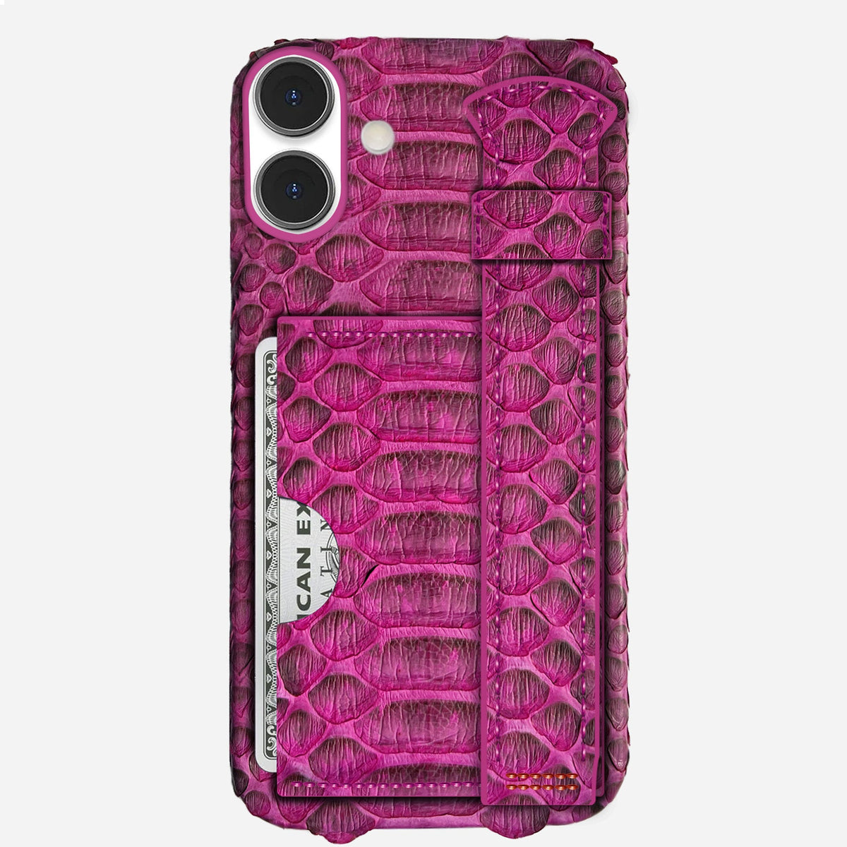 iPhone 16 Leather Case — Piton Handle Cardholder