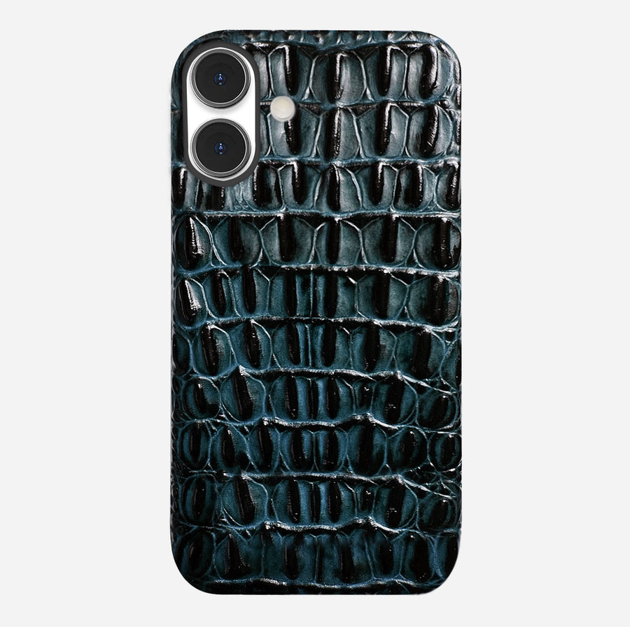 iPhone 16 Plus Leather Case — Titan