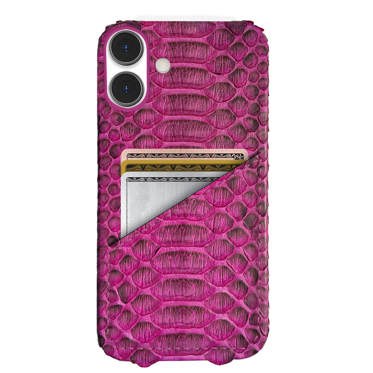 iPhone 16 Plus Leather Case — Piton Cardholder