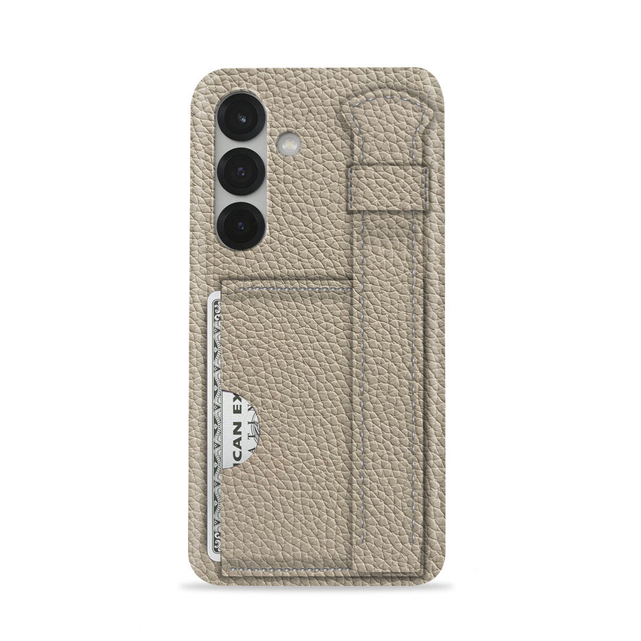 Galaxy S26 Plus Leather Case — Ashe Handle Cardholder