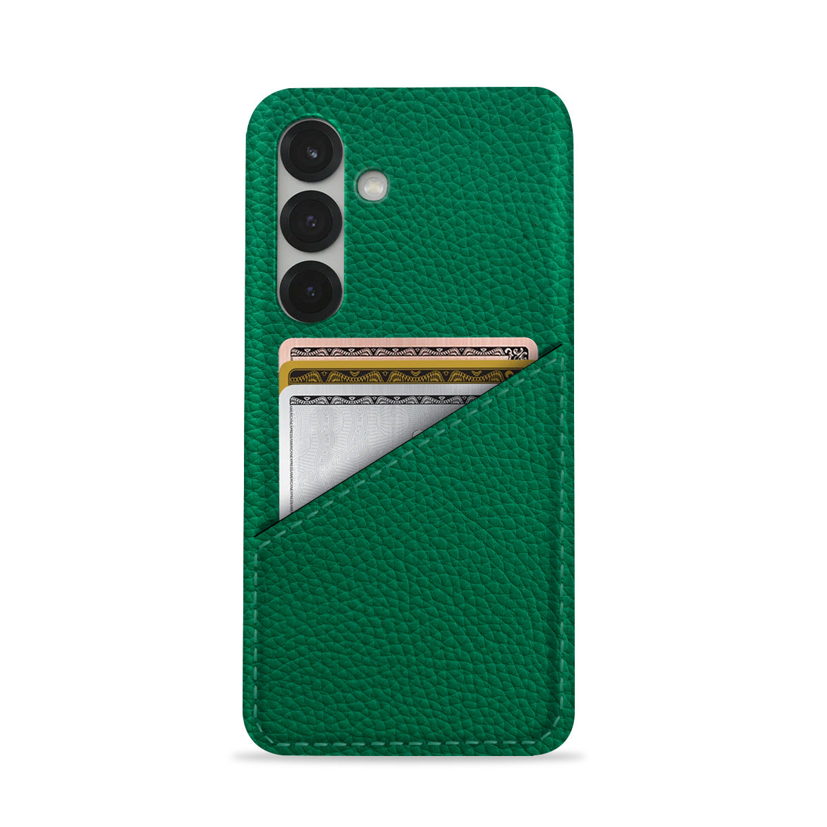 Galaxy S25 Plus Leather Case — Ashe Cardholder