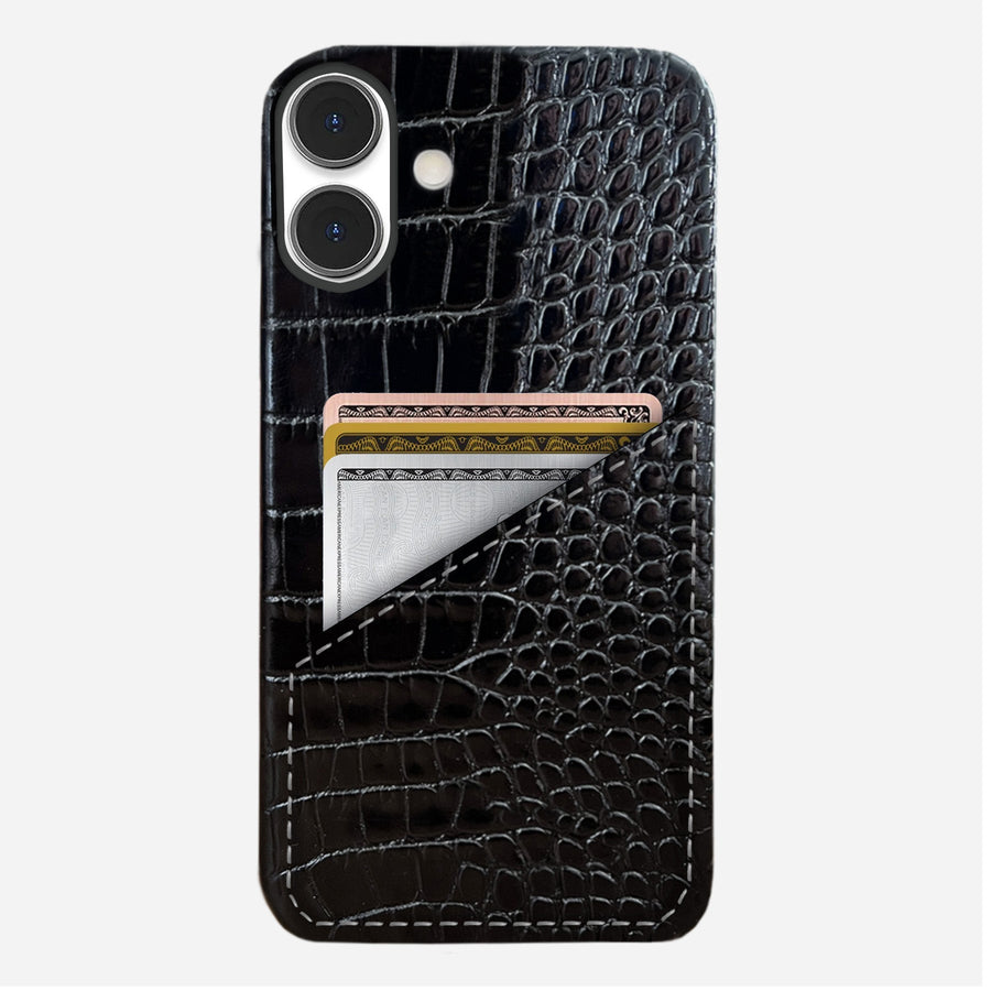 iPhone 16 Leather Case — Neo Cardholder